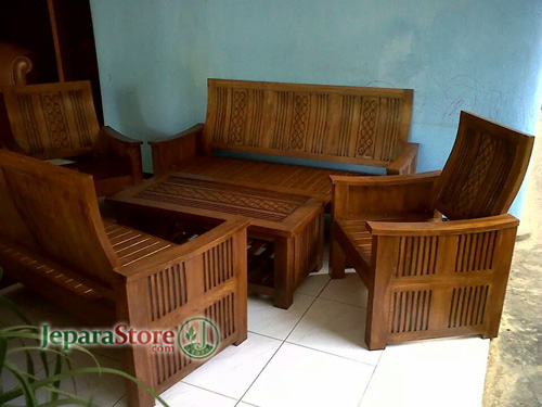 Set Kursi  Tamu Jokowi  Salur Toko Furniture Jepara