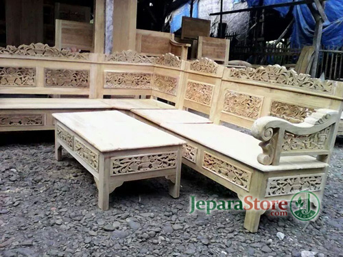 Kursi  Tamu Sudut  Bagong  Toko Furniture Jepara