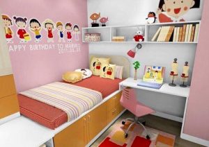 Desain kamar tidur anak perempuan