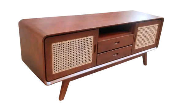 Bufet Retro 2 Pintu Rotan