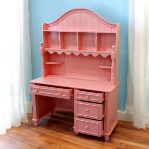 Meja Belajar Anak Pink