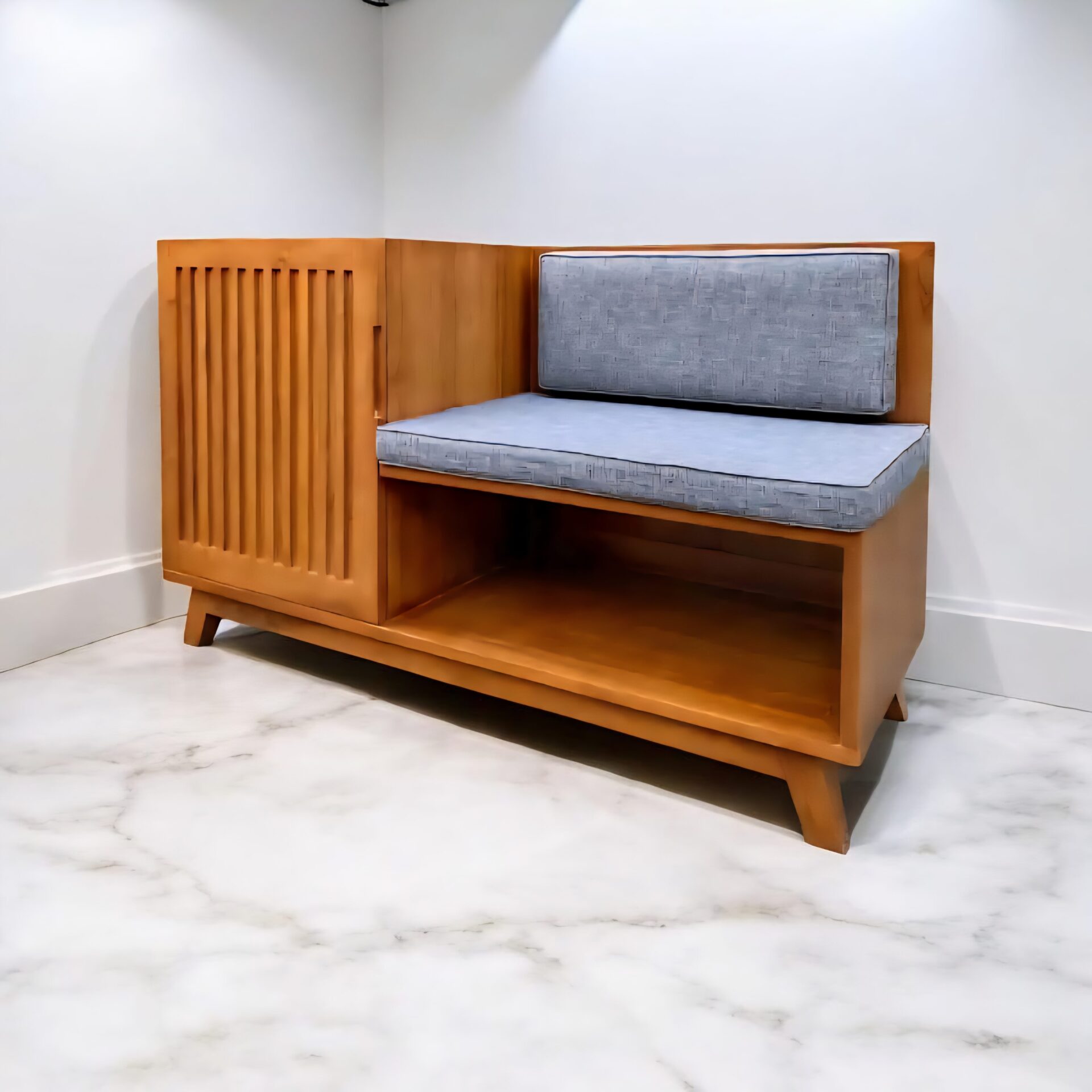 Bangku Rak Sepatu Jati Bangku Rak Sepatu Jati