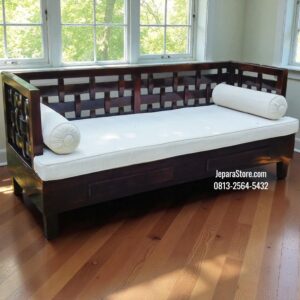 Bangku Jati Model Anyam